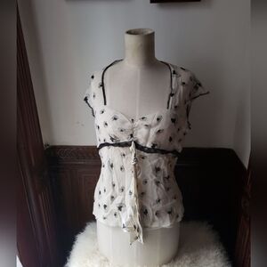 IDENTITY LORD TAYLOR Silk Top Sz 8